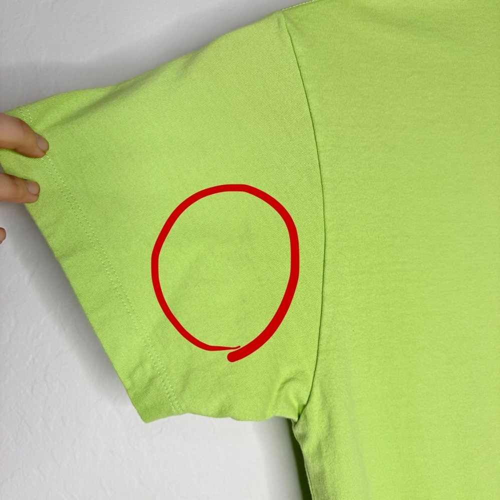 Ambush Neon Green Utility Waist Pocket T Shirt Small AW19 Japan - Picture 11 of 11